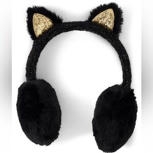🖤 Girls Cat Ear Muffs - Black NWT ‼️FINAL SALE